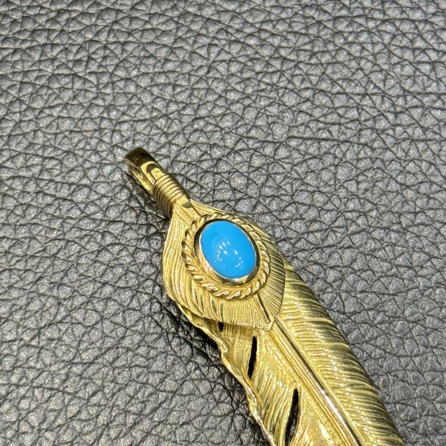 ゴローズ goro's [完品][超希少][現行]上金金縄TQ全金特大フェザー(右) - Image 3