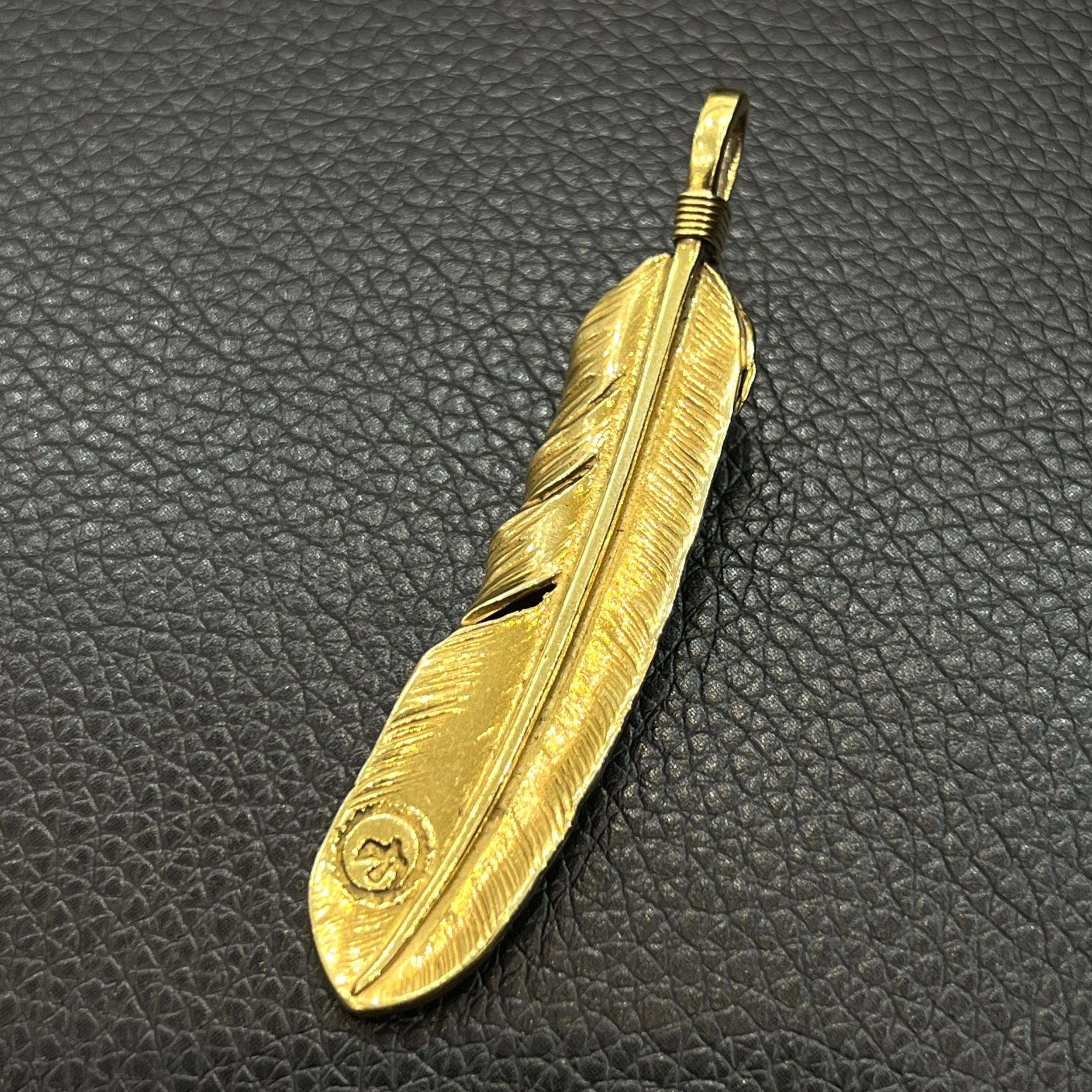 ゴローズ goro's [完品][超希少][現行]上金金縄TQ全金特大フェザー(左) - Image 2