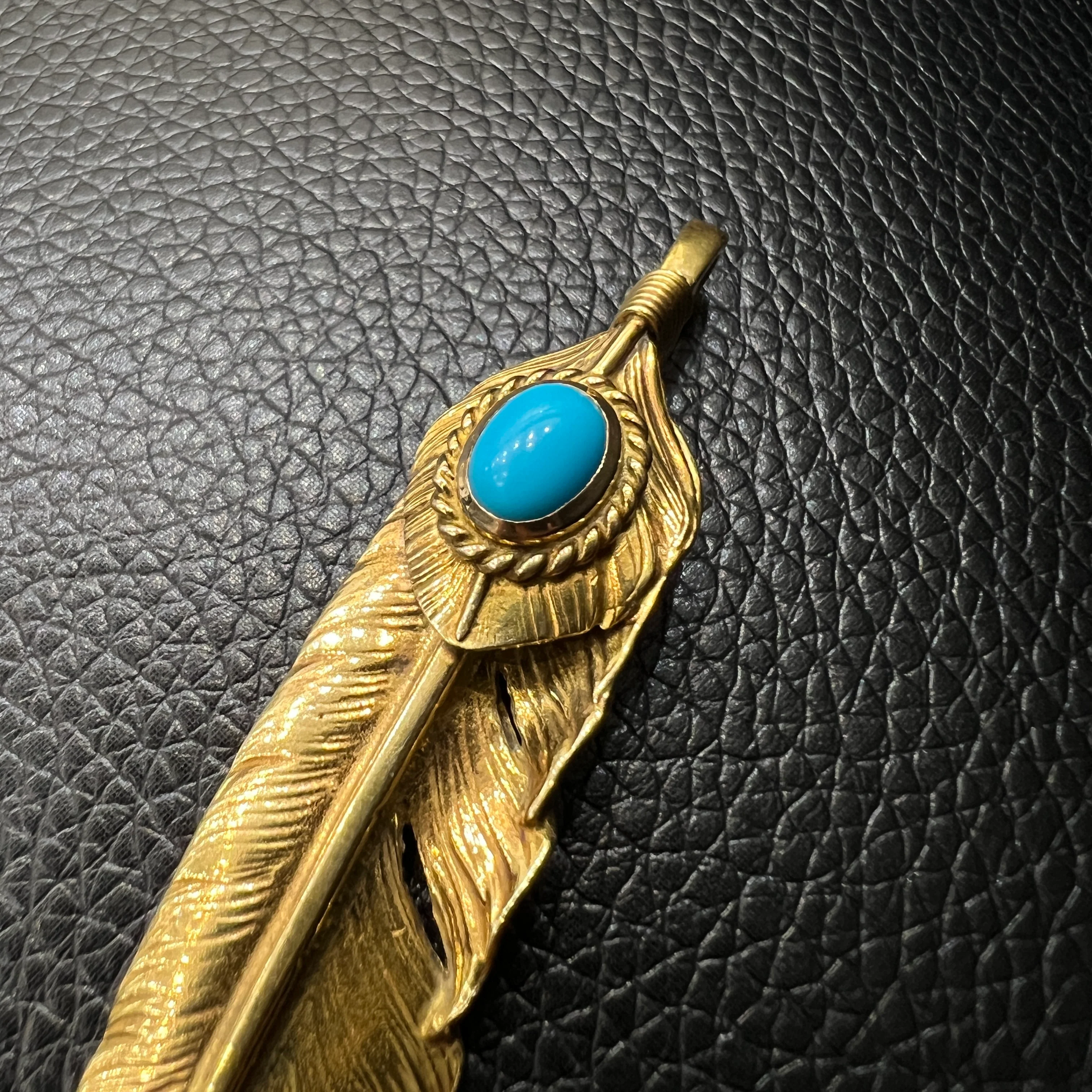 ゴローズ goro's [完品][超希少][現行]上金金縄TQ全金特大フェザー(左) - Image 3