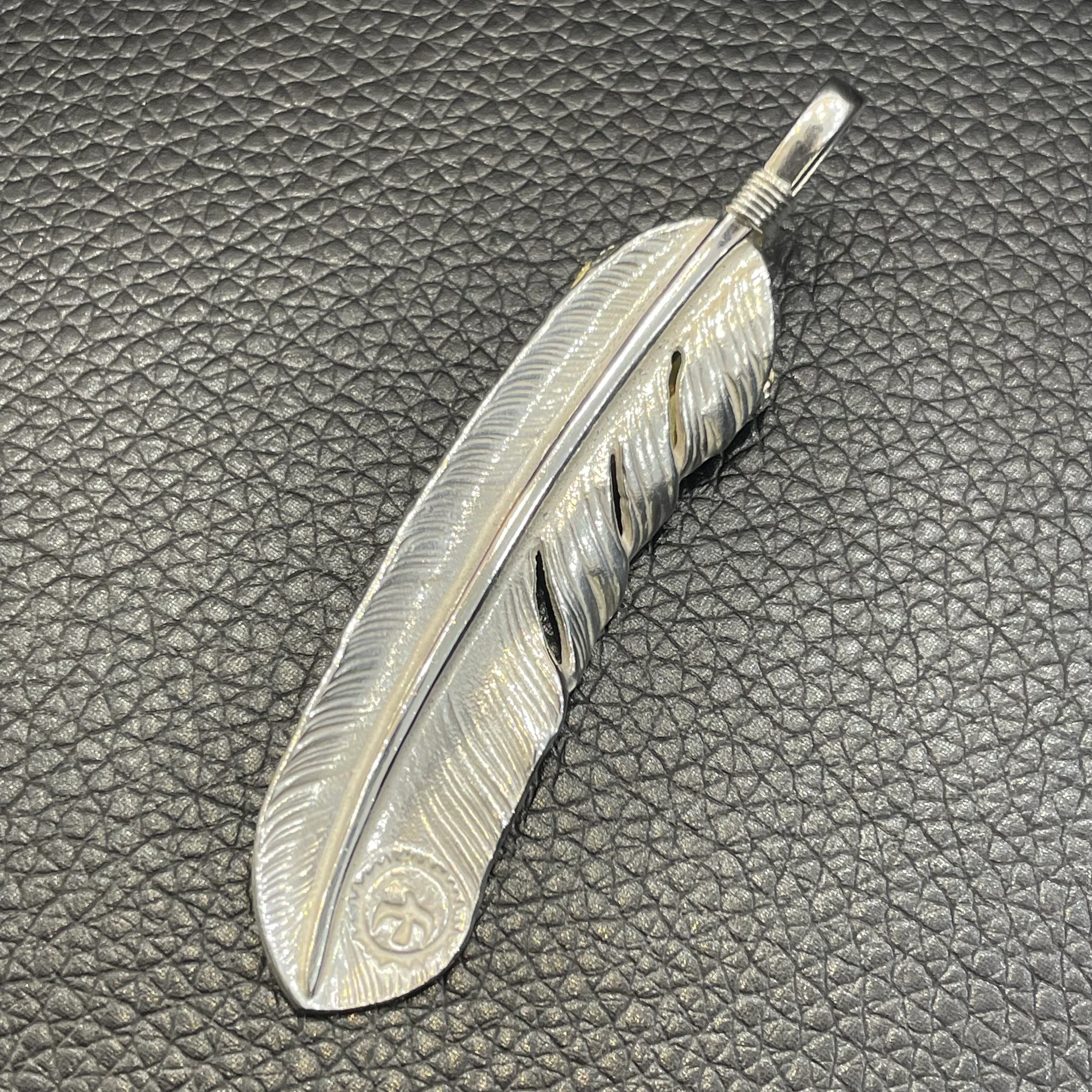 ゴローズ goro's[希少][ほぼ新品]上金金縄TQフェザー(右)※グリーンTQ - Image 2