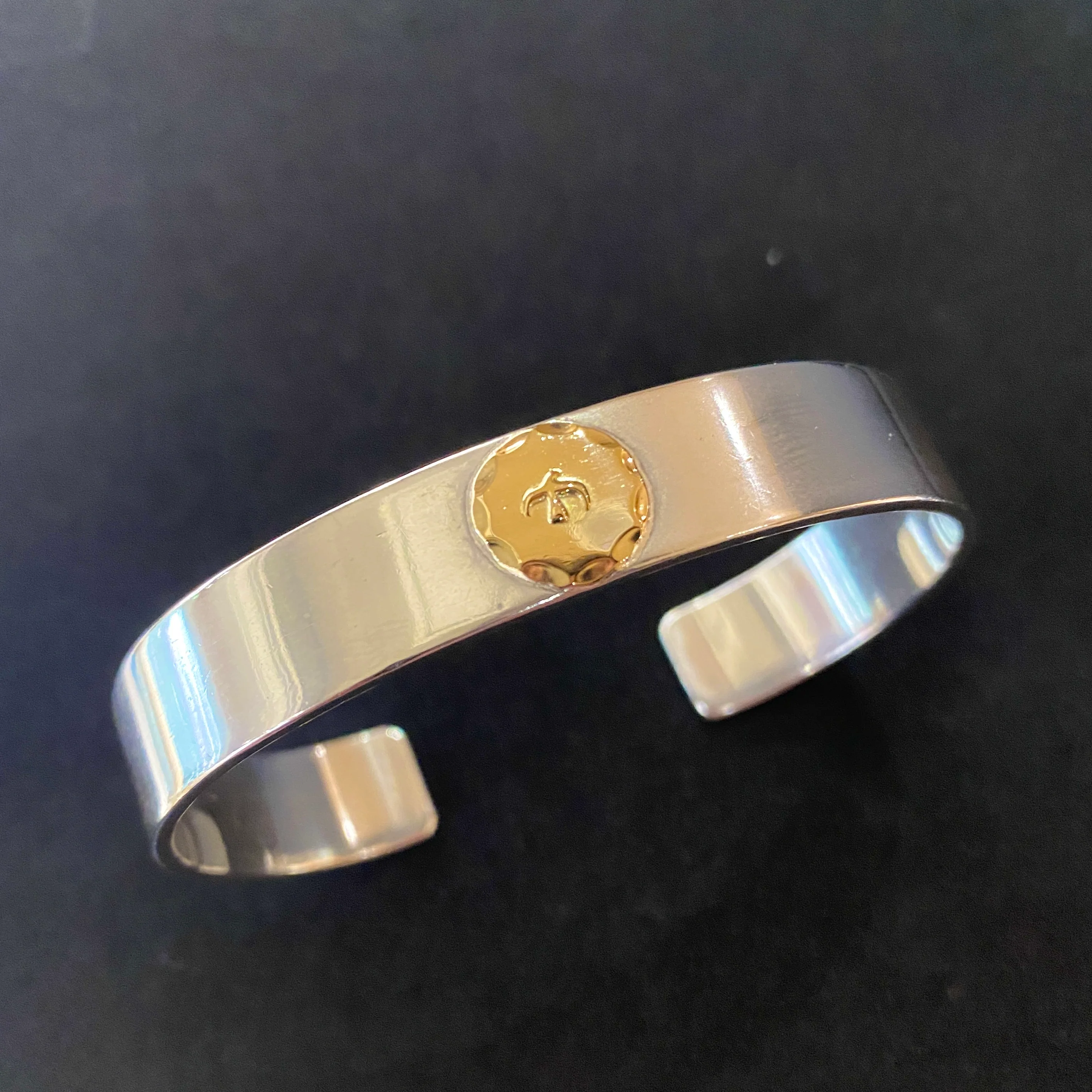 ゴローズ goro's[美品] 平打ちブレス(L)