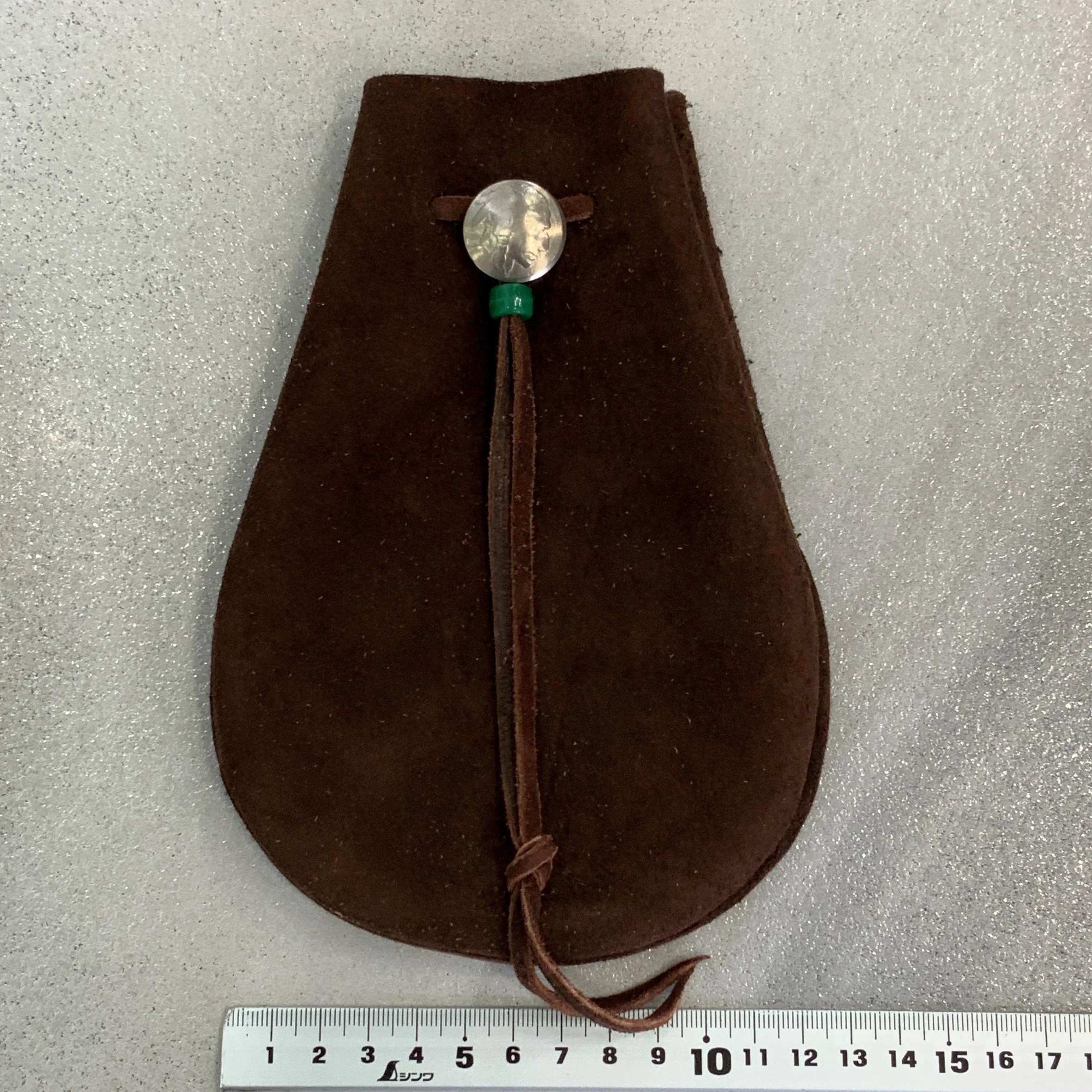 ゴローズ goro's [新品]巾着L(焦茶)