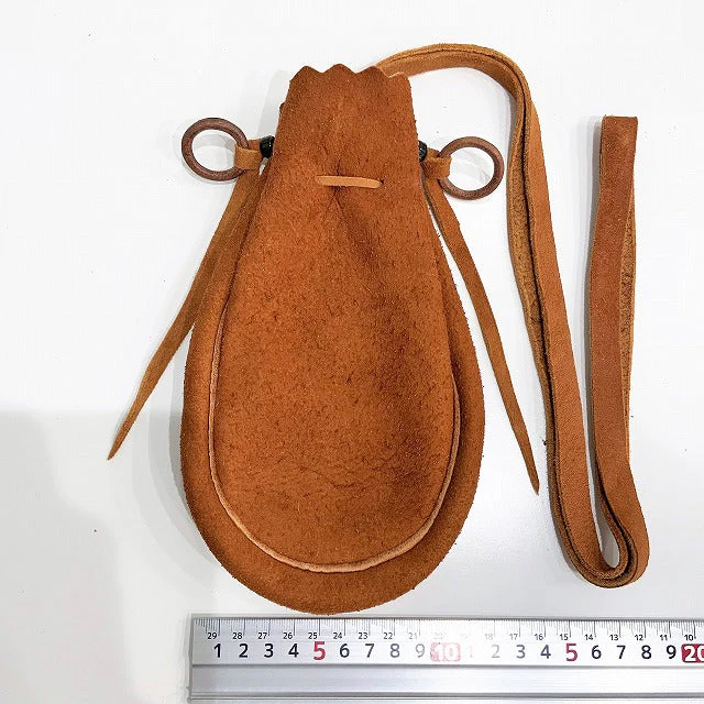 ゴローズ goro's [新品]巾着ポーチS(赤茶) - Image 2