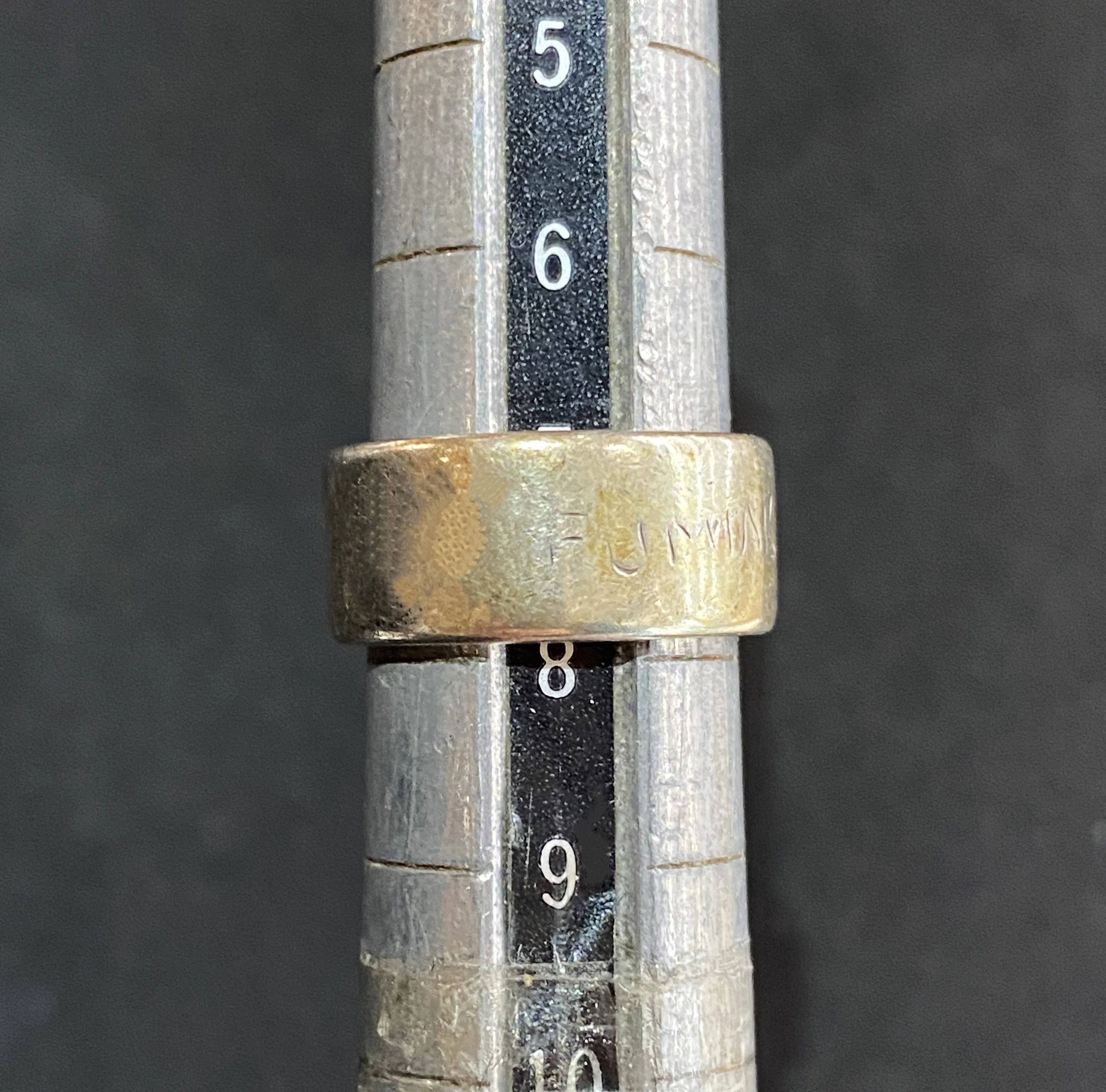 ゴローズ goro's [特注][希少][OLD]平打ちリング(7号)※ネーム入り※使用感有 - Image 3