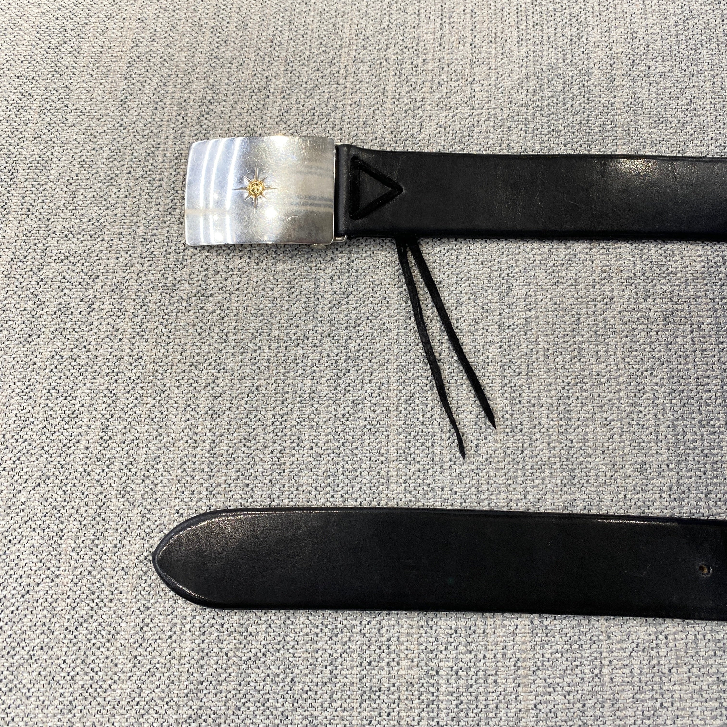 ゴローズ goro's 4cm可動式角バックルベルト(黒)※革新品 - Image 4