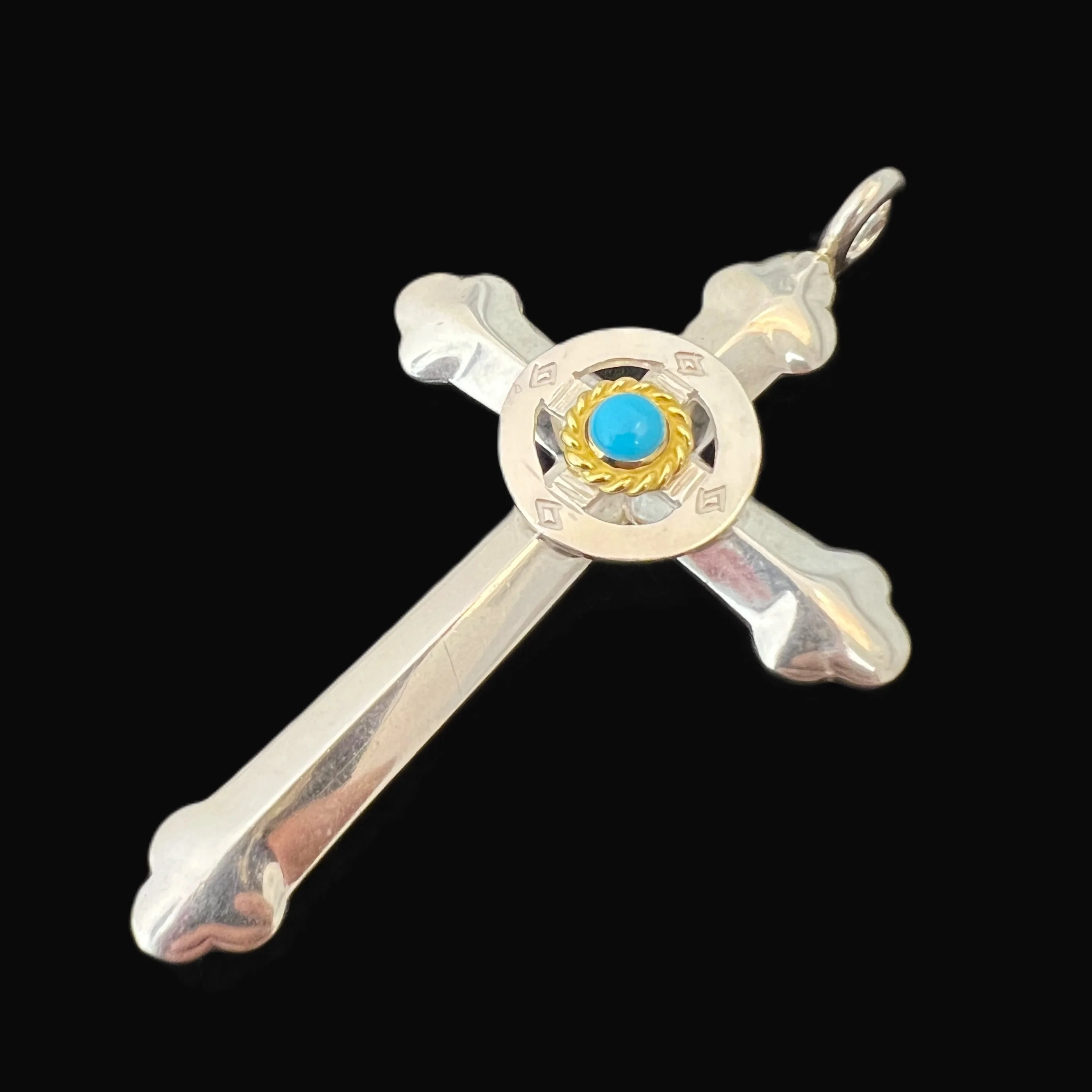 ゴローズ goro's [特別SALE][超美品]金縄TQ付SVホイールクロス※裏メタル付