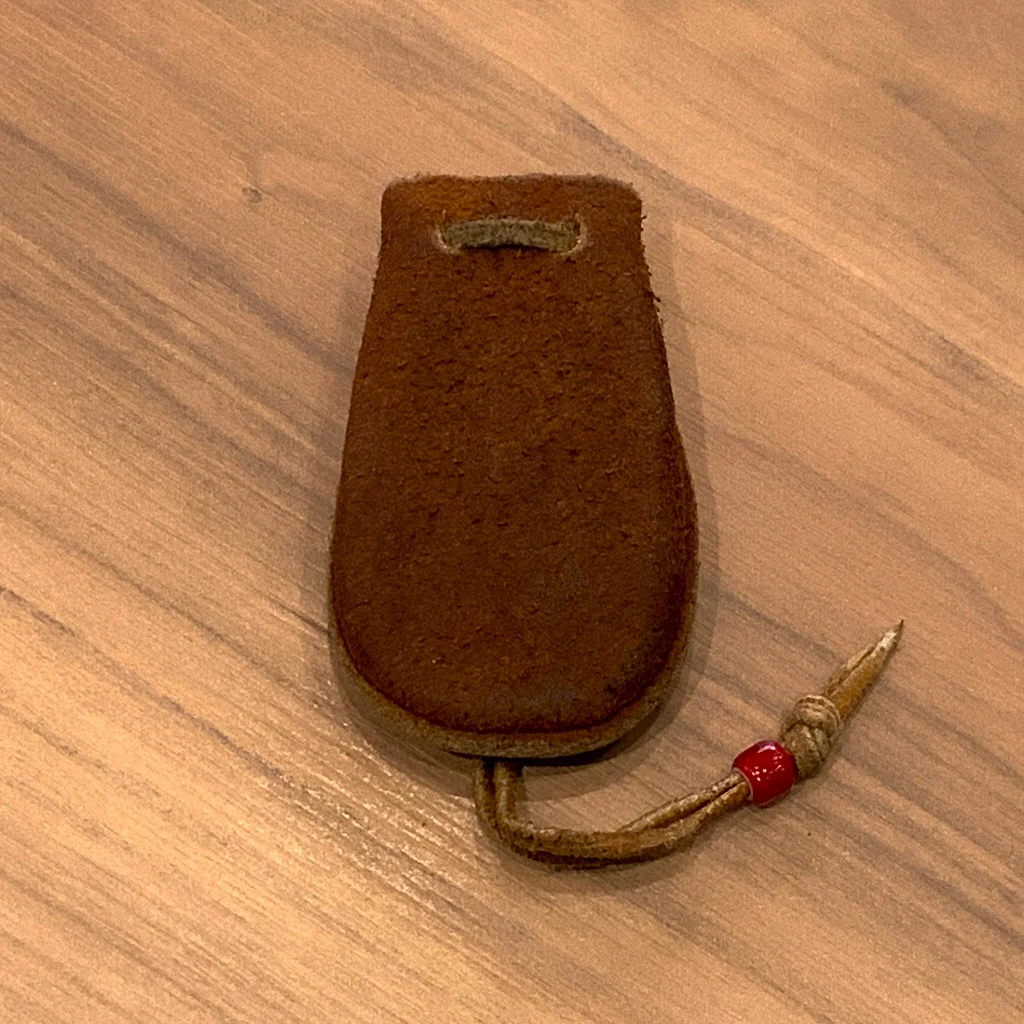 ゴローズ goro's 巾着XXS(赤茶) 約5x8cm - Image 2