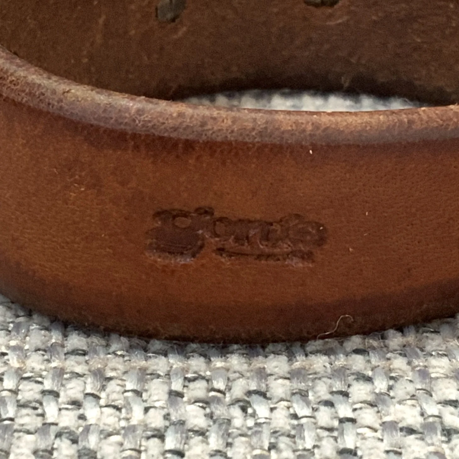 ゴローズ goro's GC24付コンチョ付革ブレス(赤茶) - Image 5