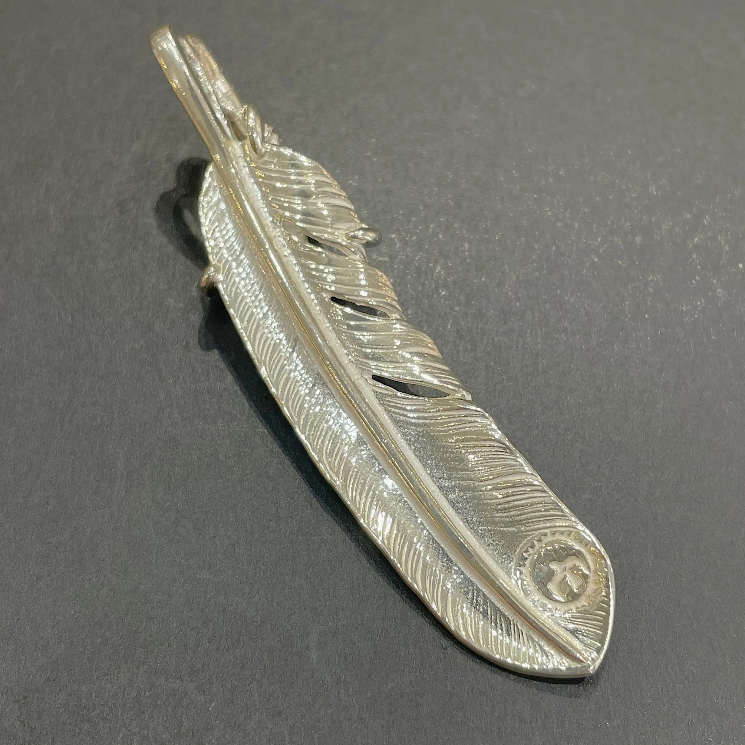 ゴローズ goro's [新品][OLD]SVツメ付特大フェザー(右)※メタル小※廃盤モデル - Image 2