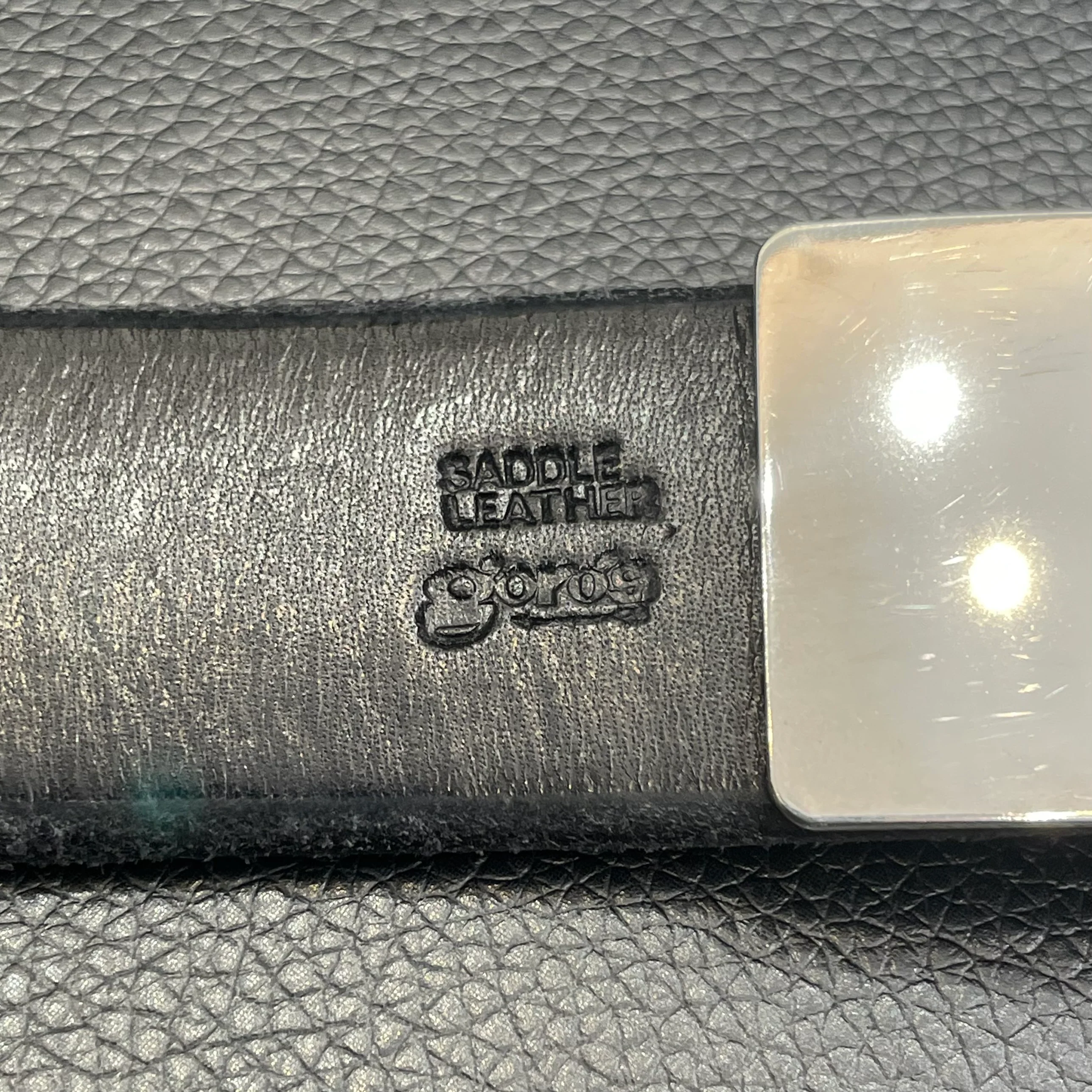 ゴローズ goro's [超美品] 3cm固定式バックルベルト(黒) - Image 3