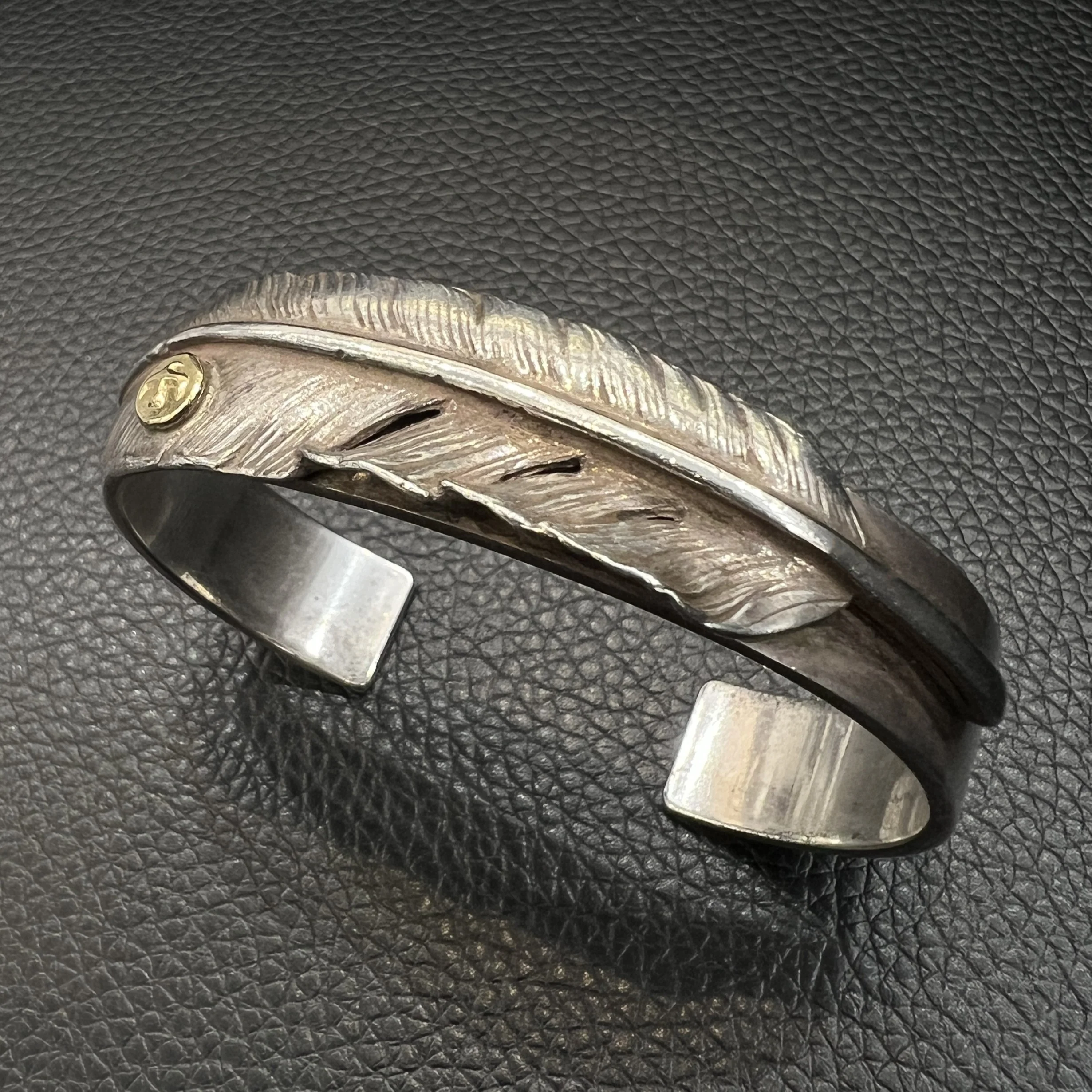 ゴローズ goro's [特注][超希少][OLD]メタル付フェザーブレス(S)※完品 - Image 2